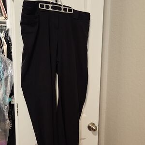 Lane Bryant Black Relaxed Fit Trousers